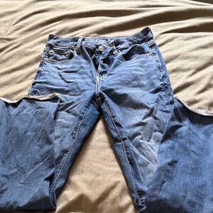 American Eagle highest rise skinny kick